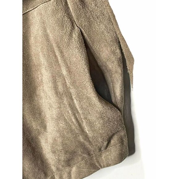 𝅺bb DAKOTA Nicholson Mocha Faux Suede Jacket XS - Picture 5 of 7